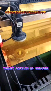 TOILET ACRYLIC SIGNAGE / TANDAS SIGNAGE KIRI KANAN /3D TOILET SIGNAGE / 3D AKRILIK TANDAS LELAKI PEREMPUAN / 男女厕所指示牌