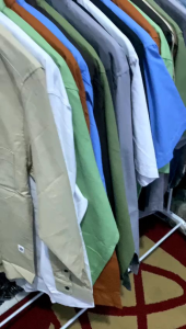 Kemeja Polos Pria Formal Lengan Panjang Kain Katun Cigaret Premium Distro Legs.id