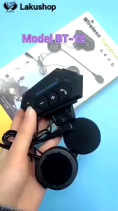 Handsfree Bluetooth Motor BT12: Koneksi Bluetooth Mudah