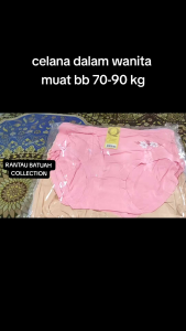 celana dalam wanita jumbo ukuran 75-90 kg ibu hamil paket 3 pcs