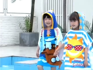 MM - Handuk Baju Anak-Anak / Handuk Mandi Hoodie / Handuk Renang Karakter Lucu / Kids Towel Hoodie Ponco Topi Renang