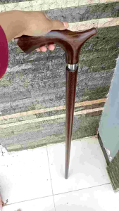 tongkat jalan kayu galih asem model cula premium A466