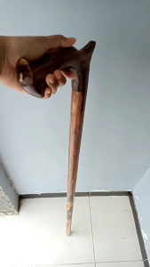 tongkat jalan kayu galih asem motif cula A463