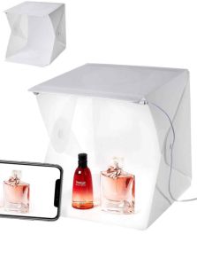 Hộp Chụp Sản Phẩm kích thước 40x40cm Đèn Led Siêu Sáng Tặng Kèm 2 Màu Nền 010