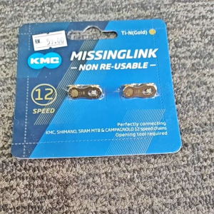 KMC 12speed Missing Link for Bicycle chain quick link (Gold Color)