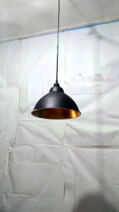 Kap lampu gantung barbershop lampu resto lampu caffe lampu industrial alumunium