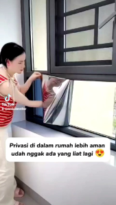 kaca film One Way Penangkal Panas Matahari Kaca film Jendela Rumah