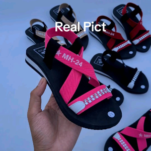 brkh sandal gunung anak perempuan terbaru 2024 sandal gunung anak umur 4/9 tahun sandal gunung anak anti slip anti licin