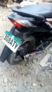 HONDA BEAT 125 CHICKEN PIPE WITH SILENCER