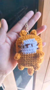 Gantungan kunci ganci keychan crochet miauuww