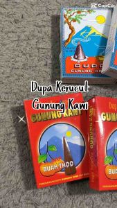 Dupa GUNUNG KAWI Kerucut warna Biru dan Merah