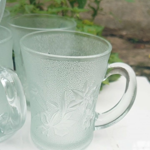 6PCS GELAS KOPI/CANGKIR KOPI/CANGKIR BAHAN KACA