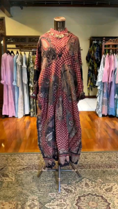 Kaftan Viscos Payet by Dian Pelangi LIMITED EDITION Busana Muslim Baju Maxi Dress Gamis Gaun Outfit Pesta Pernikahan Kondangan Lebaran Casual Formal Wanita Hijaber Cantik Anggun Modis Modern Simple Elegan Mewah Model Korea Terbaru Motif Batik Kekinian