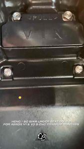 HENG / SC SIAM UNDER SEAT BOLTS FOR AEROX V1 & V2 S CNC TITANIUM CONCAVE