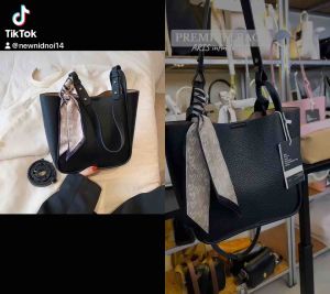 กระเป๋าทรงช้อปปิ้งหนังพรีเมี่ยม หนังpu หนังนิ่มสวยแมทเข้าทุกชุด ทุกวัย