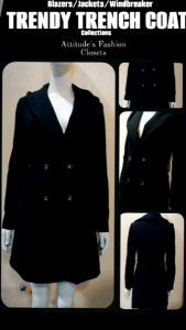TRENDY PRELOVED TRENCHCOAT THRIFTED/UKAY