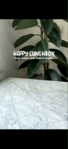Kotak Makan Anak Happy LUNCHBOX set lock system