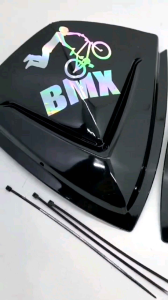 VISOR SEPEDA BMX + STIKER BMX + FREE TALI TIES DAN DOUBLE TAPE PEMASANGAN COCOK UNTUK SEPEDA BMX DAN MOTOR MIO SOUL