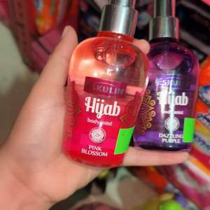 Eskulin Hijab Body Mist Warna Pink dan Biru 125 ml - Parfum Remaja