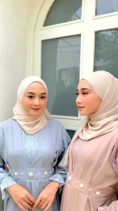 Gamis Brukat Busui Narin Dress Pesta Dress Bridesmaid