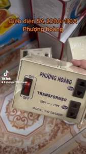 BIẾN ÁP ĐỔI ĐIỆN 220V RA 110V/100V 5A PHƯỢNG HOÀNG ( xem mô tả giúp nhé )