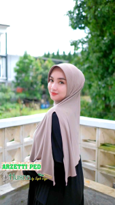 hijab PED ARZETTI BY HUSNA bahna jersey premium