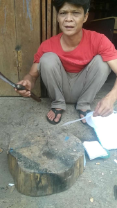 arit congkrang babat ilalang full baja antik dan tajam