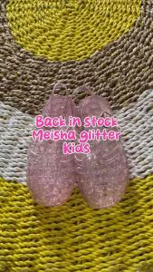 SHOES BY TIRA Meisha jelly glitter kids size 22-29/jelly shoes kids/sandal anak import/sandal anak karet/sandal sepatu anak jelly/jelly shoes kids/sepatu sandal slippers/sepatu sandal couple mom and kids