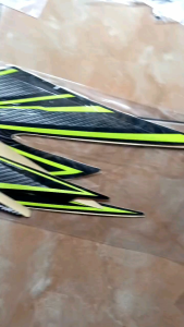STIKER STRIPING LIS LES POLET BODY MOTOR YAMAHA RX KING SE 2004