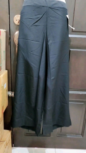 Seluar Palazo Labuh Plussize 85kg kebawah boleh pakai pinggang bergetah poket kiri kanan material comokrep ironless