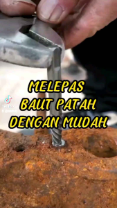 Mata Bor Pelepas Baut Rusak Karat & Baja HSS