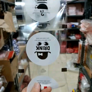 Seal Cup Drink Plastik Lid Cup Sealer Cup Motif 4in 1 Drink