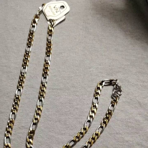 สร้อยแสตนเลสแท้(สร้อยพระ)ขนาด1.8มิล ความยาว26"1องค์