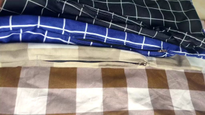 satu set urung kulit  bantal guling motif aesthetic untuk diisi kapuk sillicon dackron DLL