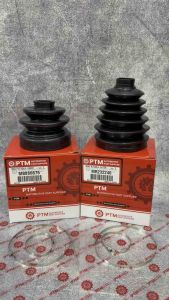 Boot As Roda Luar & Dalam/Karet Boot CV Joint Outer & Inner Triton 2.5cc-2.8cc /Pajero Sport /L200 1set 2pcs Genuine PTM +clamp MB886676/MR232240