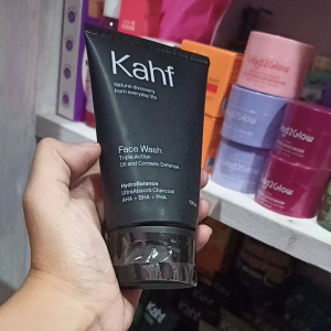 Sabun Wajah Pria Kahf: Triple Action Oil & Comedo Defense