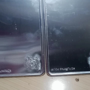 Bahan plat nomor motor 08 lembek berlogo