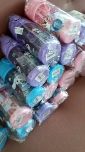 P03แก้วน้ำพลาสติกใส ลายการ์ตูน