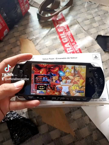 PSP SLIM SOONY SERI 3000 FULSET MMC 32GB FUL GAMES 60 GAMES sudah CFW