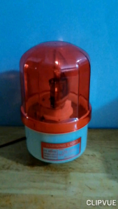 Đèn chớp cảnh báo có còi màu đỏ 220vol-24v-12v công trường giao thông nguy hiểm - Lte-1101J