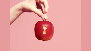 (พร้อมส่ง) LE SSERAFIM x LUMINE ACRYLIC KEYRING: SAKURA