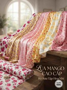 Vải Lụa Mango loại 1 Chất Mềm Rũ Mướt May Bộ Áo Dài Bà Ba Đầm Váy Áo Kiểu