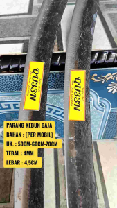 Parang Panjang 60CM dan 70CM [Alat Berkebun Multifungsi] Baja Asli Berkualitas (Model Lurus)