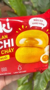 [Combo 10 bánh] Bánh Bông Lan Mochi Trứng Chảy - Bánh Mềm Mịn Nhân Trứng Chảy Kéo Sợi Ăn Vặt Thơm Ngon