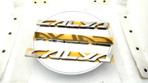 EMBLEM LOGO BAGASI TULISAN CALYA ORIGINAL