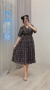 Daster kimono terbaru daster motif bungan simple daster katun adem nyaman terlaris terbaru harga murah gratis ongkir daster wanita santai dress wanita simple