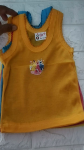 6 pcs kaos dalam anak warna stabilo / singlet anak perempuan