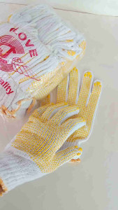 Sarung Tangan Kerja Berkualitas & Kaos Tangan Bintik Kuning