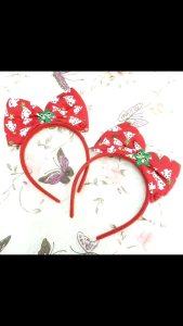 Paket Usaha Bando Natal Lusinan 12 PCS Bando Merry Christmas Grosiran