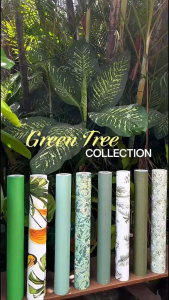 EZ Art color wallpaper Olive Grove Green self adhesives 10meters x 45cm Home decor wall sticker